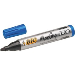 Bic Marking 2000 Ecolutions Permanent Marker - Alcohol-Based Ink - Eco-Friendly - Quick Drying - Blue