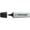 Stabilo Boss 70 Pastel Surligneur Fluorescent - Tracé entre 2 et 5mm - Rechargeable - Encre à Base d'Eau - Coloris Gris