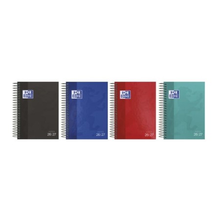 Oxford School Agenda Scolaire à Spirale - Espagnol - Couverture Extra-Rigide - Format Octavo - Un Jour par Page - Finition