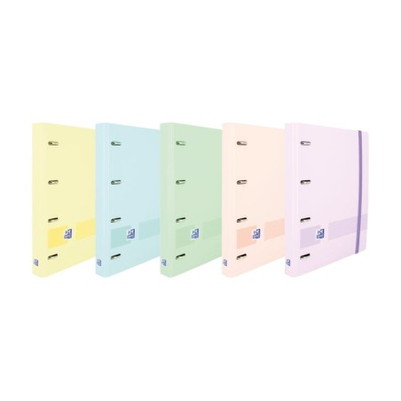 Oxford Ebind Oxfl&G Caderno A5+ Capa Pastel+R5 Pontos Pastel - Papel de Alta Qualidade - Tamanho A5+ - Capa Resistente - Design