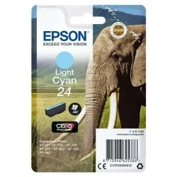 Epson T2425 (24) Tinteiro Ciano Light Original - C13T24254012