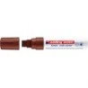 Edding 4090 Marqueur de Craie Liquide - Pointe Biseautée - Trait entre 4 et 15mm - Odeur Neutre - Couleur Marron