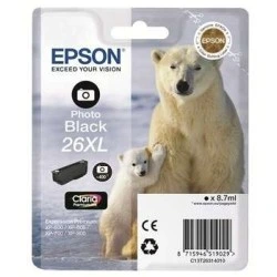 Epson T2631 (26XL) Tinteiro Preto Photo Original - C13T26314012