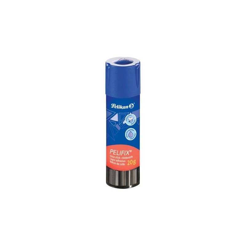 Pelikan Pelifix Cola em Stick de 20g - sem Solventes - Lavável com Água Fria - Cor Branca