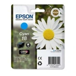 Epson T1802 (18) Tinteiro Ciano Original - C13T18024012