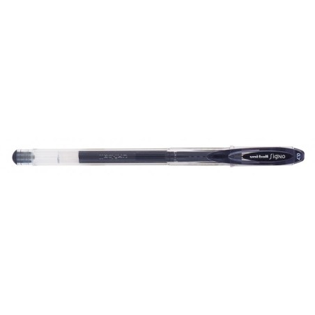 Uni-ball Signo UM-120 Esferográfica de Tinta Gel - Ponta de Esfera 0,7mm - Tinta Resistente à Água e à Luz - Cor Preto