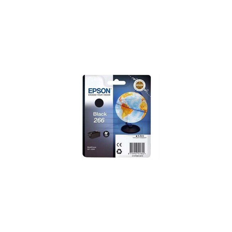 Epson T266 Noir Cartouche d'encre Original - C13T26614010
