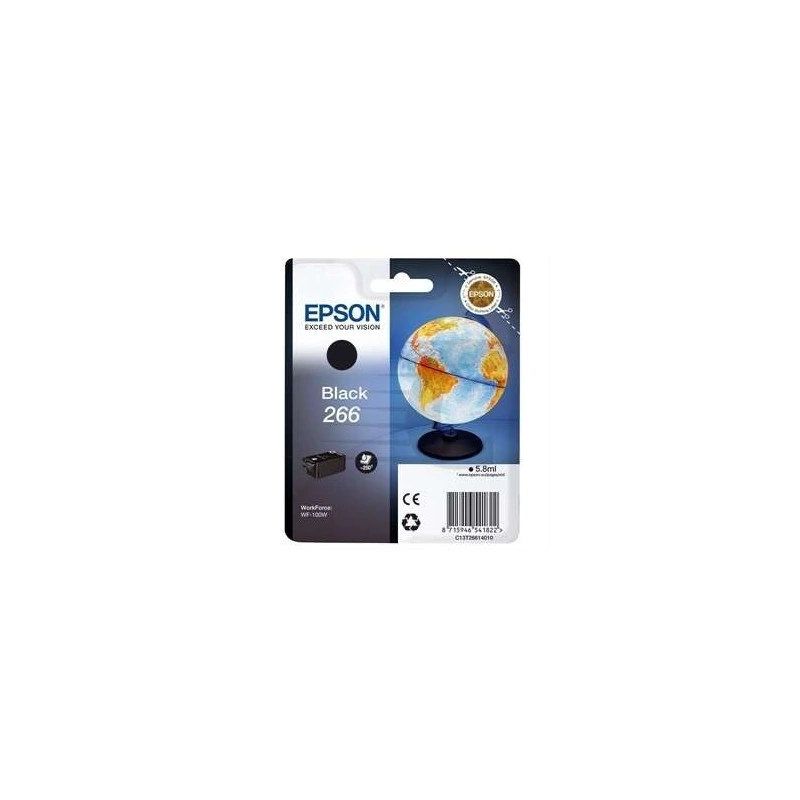 Epson T266 Noir Cartouche d'encre Original - C13T26614010