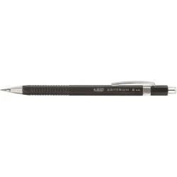 Bic Criterium Lapiseira 2mm HB com Borracha - Ponta Retrátil - Clip Metálico - Corpo de Cor Preto