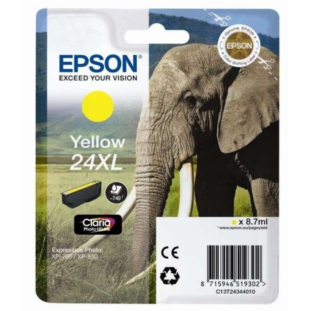 Epson T2434 (24XL) Yellow Ink Cartridge Original - C13T24344012