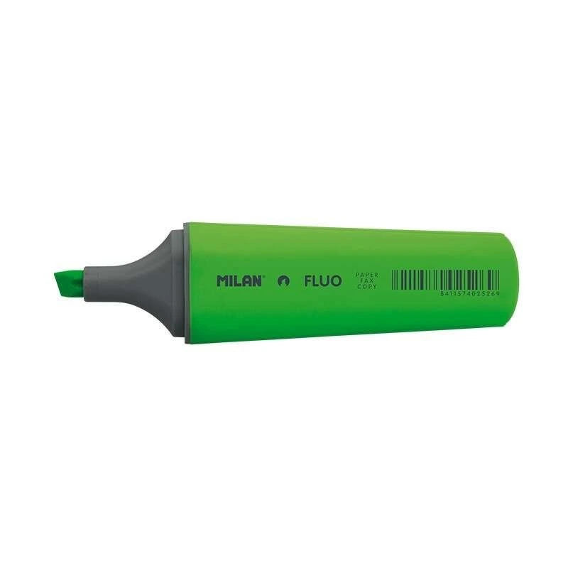 Milan Marcador Fluorescente - Ponta Biselada 1 - 4,8mm - Cor Verde