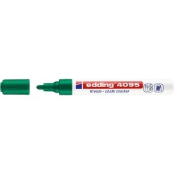 Edding 4095 Marcador de Giz Líquido - Ponta Redonda - Traço entre 2 e 3mm - Odor Neutro - Cor Verde
