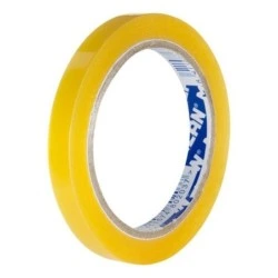 Milan Fita Adesiva Transparente - Medidas 12mm x 66m - Cor Amarelo Transparente