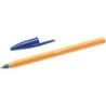 Bic Orange Original Fine Esferográfica de Esfera - Ponta Redonda de 0,8mm - Traço de 0,30mm - Tinta com Base de Óleo - Corpo