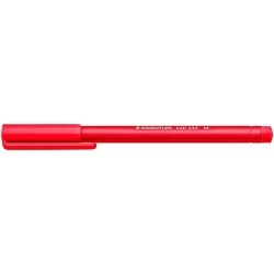 Staedtler Ball 432 Ballpoint Pen - 0.45mm Tip - Permanent Ink - Red