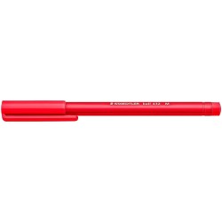 Staedtler Ball 432 Esferográfica Ponta de Esfera - Ponta 0,45mm - Tinta Indelével - Cor Vermelho