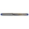 Pilot Stylo Plume V-Pen Silver - Jetable - Encre Liquide - Pointe en Acier - Trait de 0.5mm - Coloris Bleu