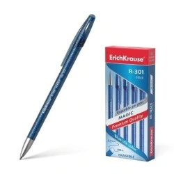 Erichkrause R-301 Magic Gel Stylo Effaçable - Encre Gel - Pointe de 0.5mm - Trait de 0.4mm - Corps Semi-Transparent avec Effet