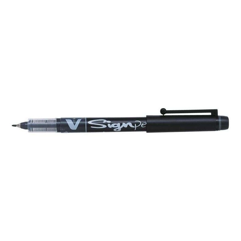 Pilot V-Sign Pen Fine Tip Marker - 2mm Fine Tip - 0.6mm Line Width - Black