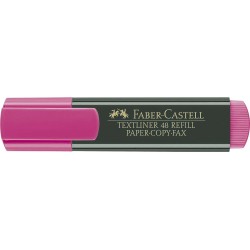 Faber-Castell Surligneur Fluorescent Textliner 48 - Pointe Biseautée - Tracé entre 1.2mm et 5mm - Encre à Base d'Eau - Couleur
