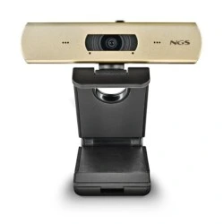 NGS XpressCam 4000 Webcam 4K USB 2.0 - 30 FPS - Filtro de Privacidad - Microfono Multidireccional - Cable de 1.50m - Color