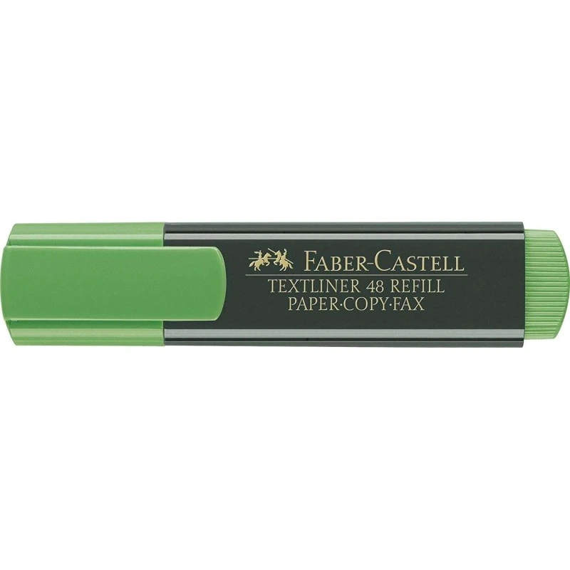 Faber-Castell Surligneur Fluorescent Textliner 48 - Pointe Biseautée - Tracé entre 1.2mm et 5mm - Encre à Base d'Eau - Couleur