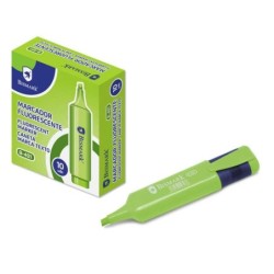 Bismark Fluorescent Highlighter - Chisel Tip - Clip on the Cap - Green