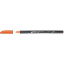 Edding 1200 Feutre - Pointe Ronde - Tracé 1mm - Encre à Base d'Eau - Couleur Orange