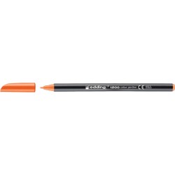 Edding 1200 Marcador - Ponta Redonda - Traço 1mm - Tinta à Base de Água - Cor Laranja