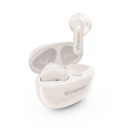 Energy Sistem PopBuds Auriculares True Wireless - Bluetooth 6.0 - 20h Autonomia - Diseño Compacto - Color Blanco