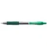 Pilot G2 Retractable Gel Rollerball Pen - Refillable - Round Ball Tip 0.7mm - Line Width 0.32mm - Ergonomic Grip - Colour Green