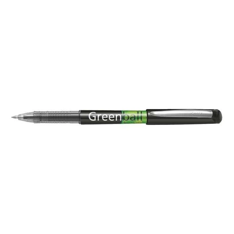 Pilot Esferografica de Tinta Liquida Greenball - Recarregavel - Fabricada com Plastico Reciclado - Ponta Media 0.7mm - Traco