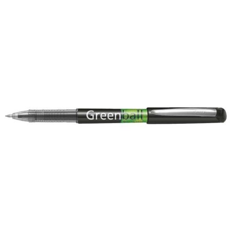 Pilot Esferografica de Tinta Liquida Greenball - Recarregavel - Fabricada com Plastico Reciclado - Ponta Media 0.7mm - Traco