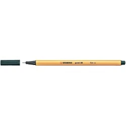 Stabilo Point 88 Rotulador de Punta Fina de Fibra - Trazo de 0.4 mm - Tinta con Base de Agua - Color Verde Oliva