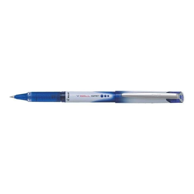 Pilot Stylo à Encre Liquide V Ball Grip 07 - Pointe Bille Conique 0.7mm - Tracé 0.5mm - Zone de Préhension en Caoutchouc