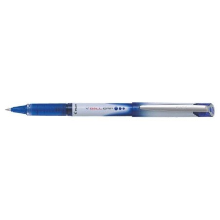 Pilot Esferográfica de Tinta Líquida V Ball Grip 07 - Ponta de Esfera Cónica 0,7mm - Traço 0,5mm - Pega de Borracha - Cor Azul