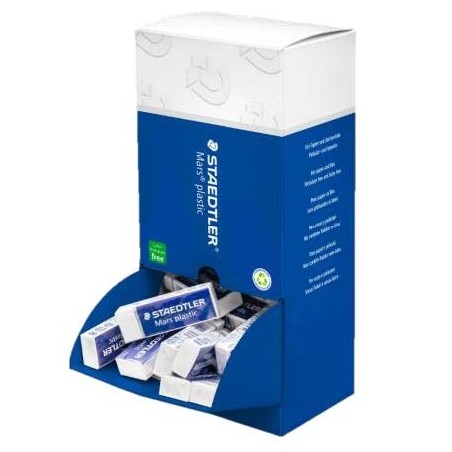 Staedtler Mars Plastic Borracha - Plástico - Alta Precisão - Cor Branco