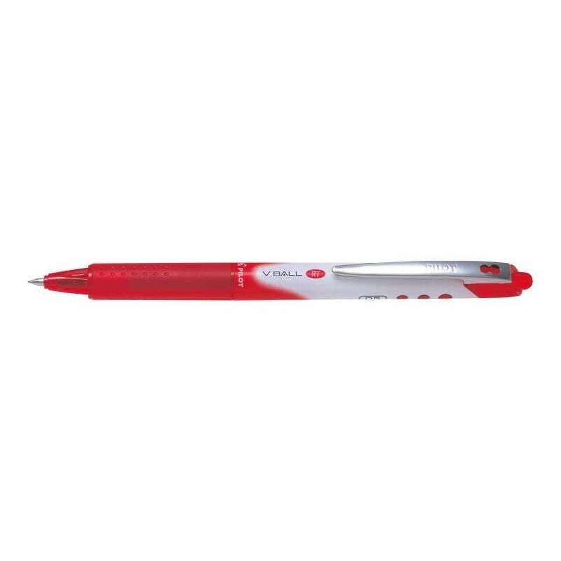 Pilot Stylo à Encre Liquide V Ball RT 07 - Rétractable - Pointe Bille Conique 0.5mm - Trait 0.25mm - Grip en Caoutchouc