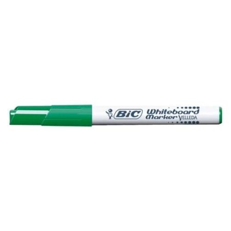 Bic Velleda 1741 Marcador para Quadro - Ponta de 4,5 mm - Traço 1,4mm - Tinta à Base de Acetona - Apagamento Ótimo - Longa