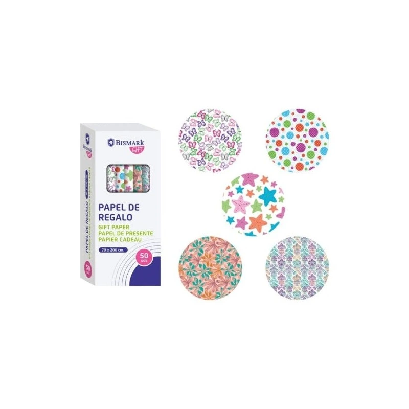 Bismark Special Moments Gift Wrap Paper Roll - Size 70cmx200cm - 5 Different Designs