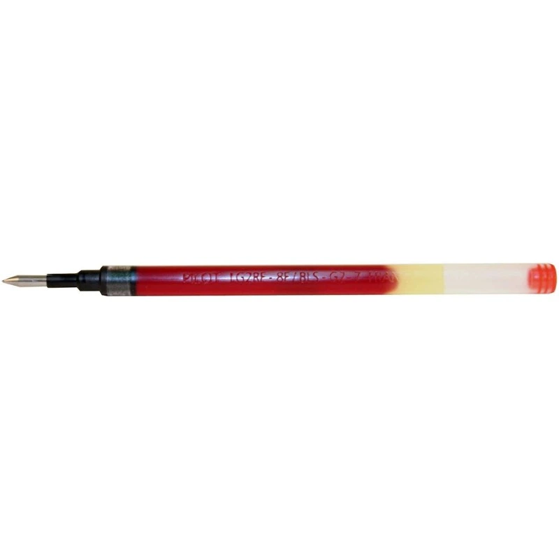 Pilot Recharge pour Stylos à Bille G2, B2P, G2 Victoria, G-Knock, Série MR - Couleur Rouge