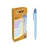 Bic 4 Colours Pastel Esferográfica Retrátil - Ponta Média de 1,0mm - Tinta com Base de Óleo - Corpo em Cores Pastel - 4 Cores