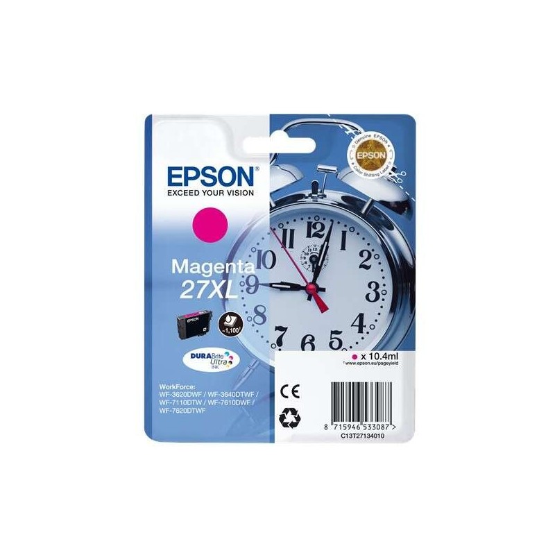 Epson T2713 (27XL) Magenta Cartouche d'encre Original - C13T27134012