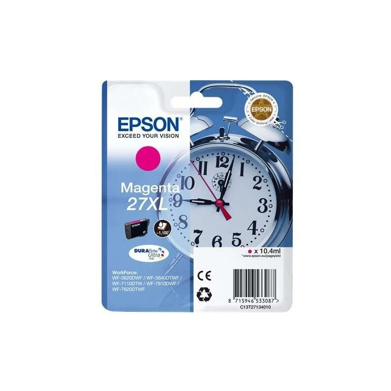 Epson T2713 (27XL) Magenta Cartouche d'encre Original - C13T27134012