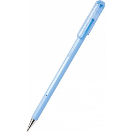 Pentel SuperB Antibacterial Boligrafo de Bola Antibacteriano - Punta Fina 0.7mm - Certificación ISO 22196 - Ideal Industria
