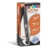 Carioca Oops Pop Erasable Ballpoint Pens - Thermo-Sensitive - Textured Grip - Ø 0.7mm Tip - Double Eraser - Compatible Refills