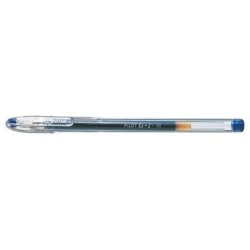 Pilot G1 Gel Pen - Refillable - 0.5mm Ball Point - 0.3mm Line - Transparent Barrel - Blue