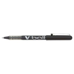 Pilot Esferográfica de tinta líquida V Ball 05 Rollerball - Ponta de bola redonda 0,5mm - Traço 0,3mm - Cor Preto