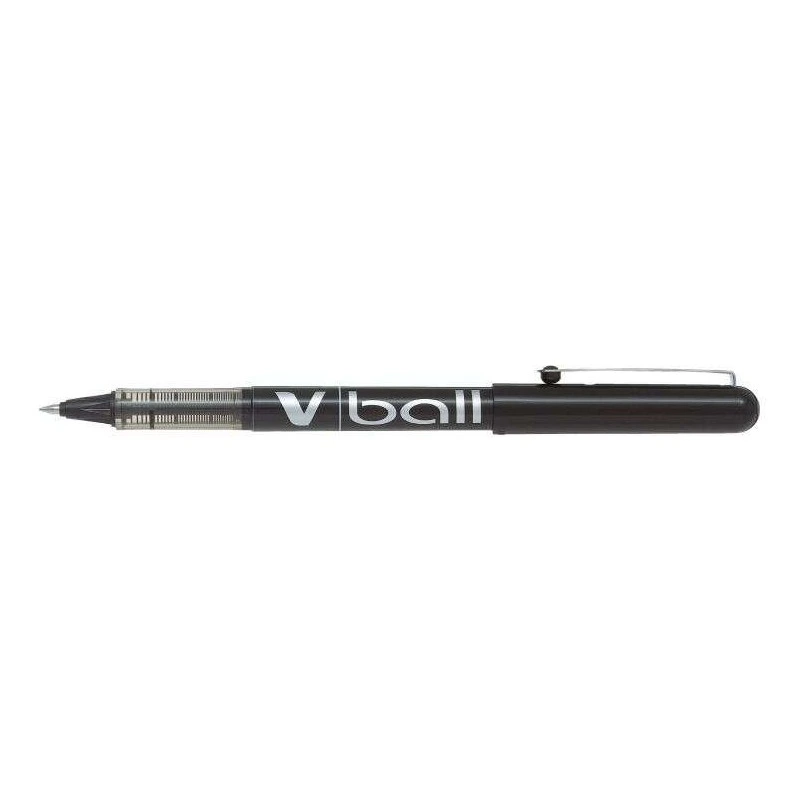 Pilot Stylo à Encre Liquide V Ball 05 Rollerball - Pointe Bille Ronde 0.5mm - Trait 0.3mm - Couleur Noir