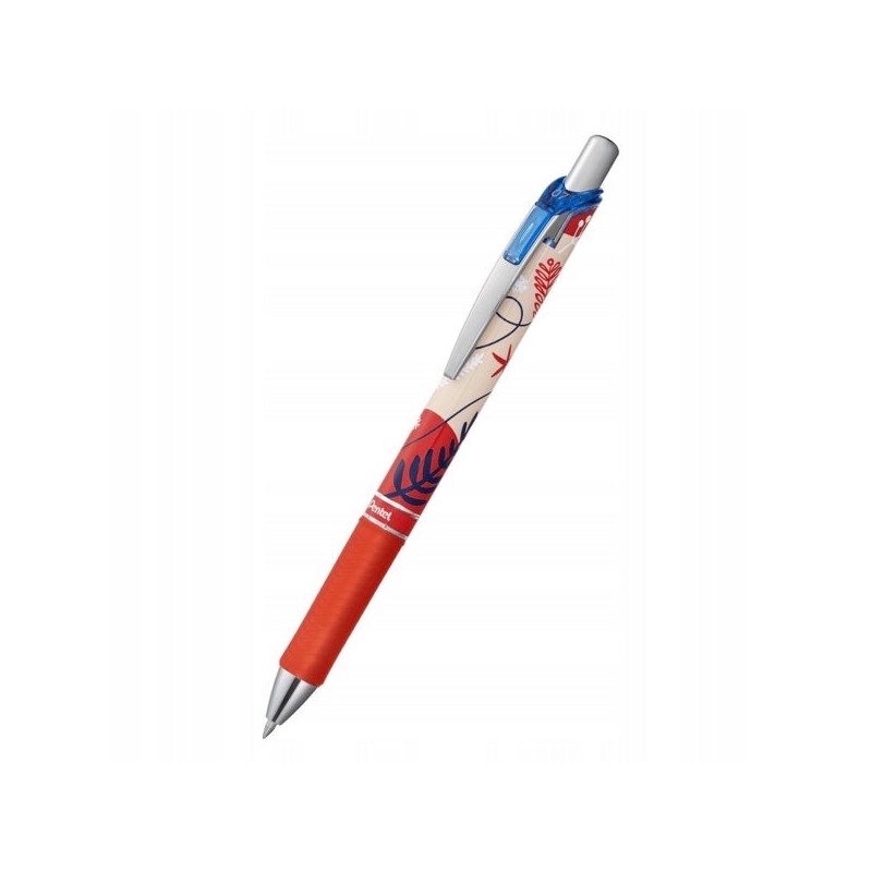 Pentel Energel Esferográfica de Tinta Gel Retrátil 0.7mm - Traço 0.35mm - Recarregável - Pega Antiderrapante - Tinta de Cor